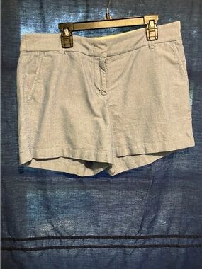 J. Crew Light Blue Linen-Blend Shorts